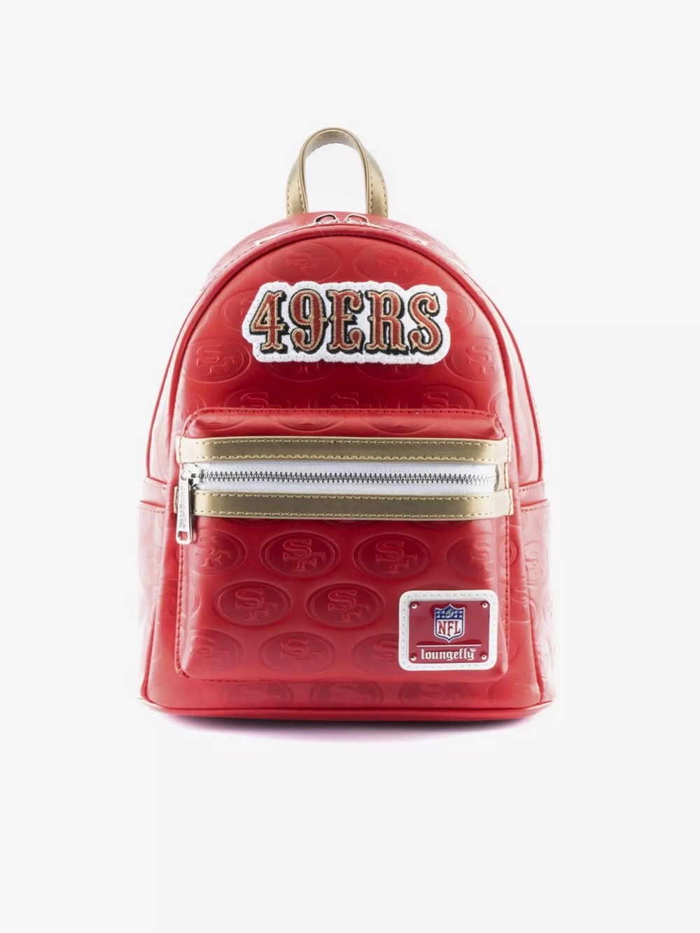 NWT Loungefly NFL San Francisco 49ers Logo Mini Backpack